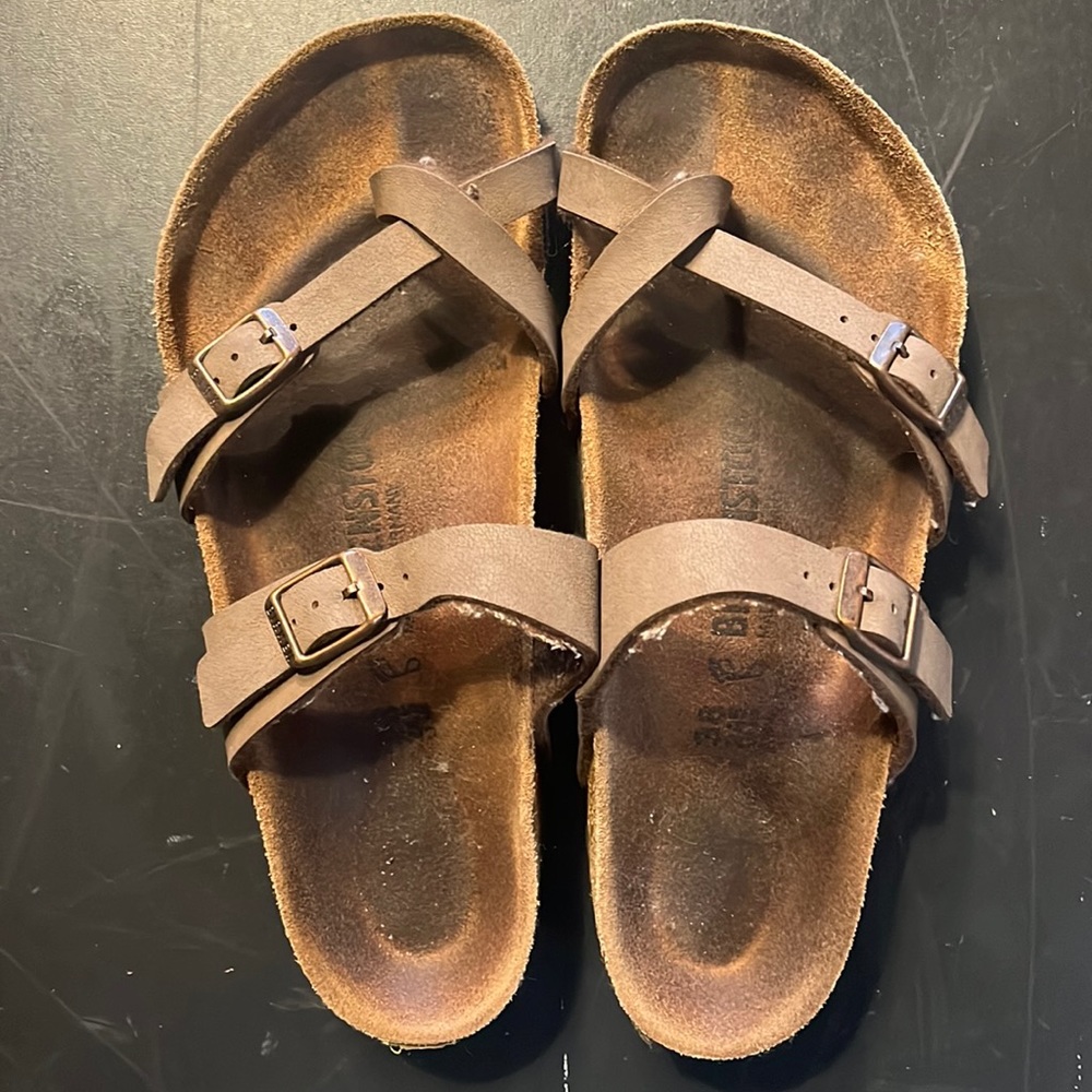 BIRKENSTOCKS MAYARI SANDALS - MOCHA color